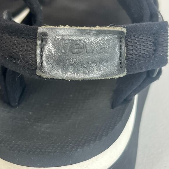 Teva Sandals Womens 10 Flatform Universal Black Strappy Hiking Outdoor Water H&L - Picture 10 of 14